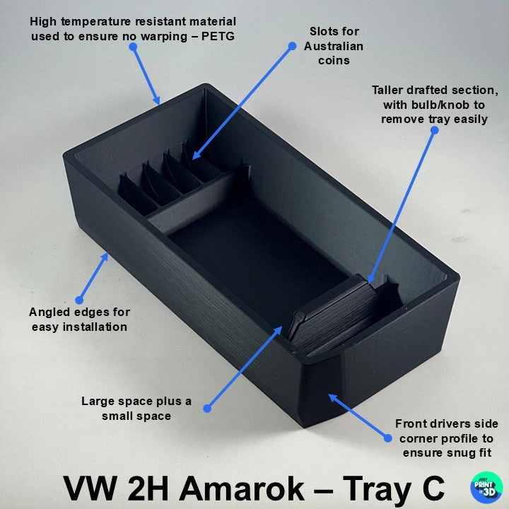Volkswagen Amarok 2H Centre Console Tray