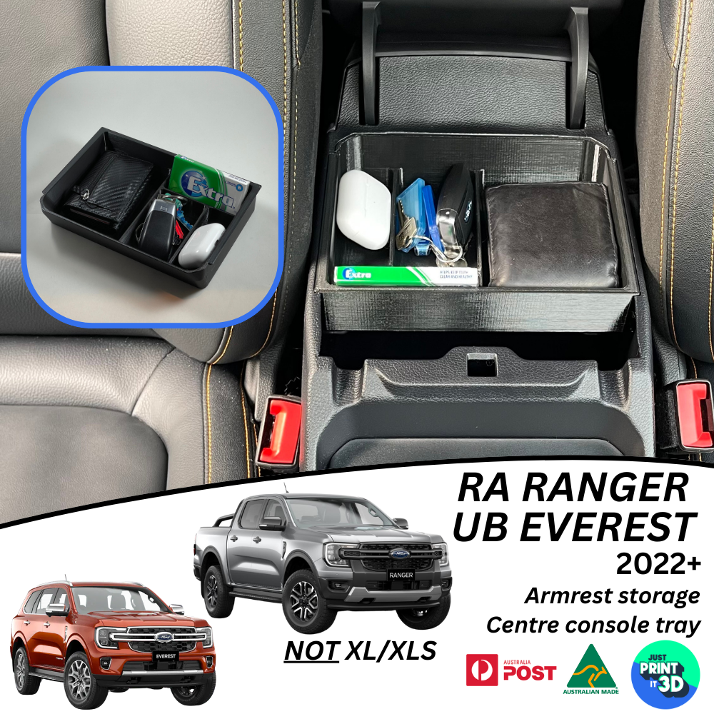 Next Gen Ford Ranger Everest Centre Console Tray