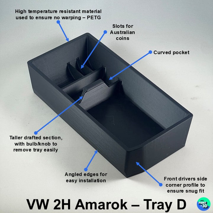 Volkswagen Amarok 2H Centre Console Tray