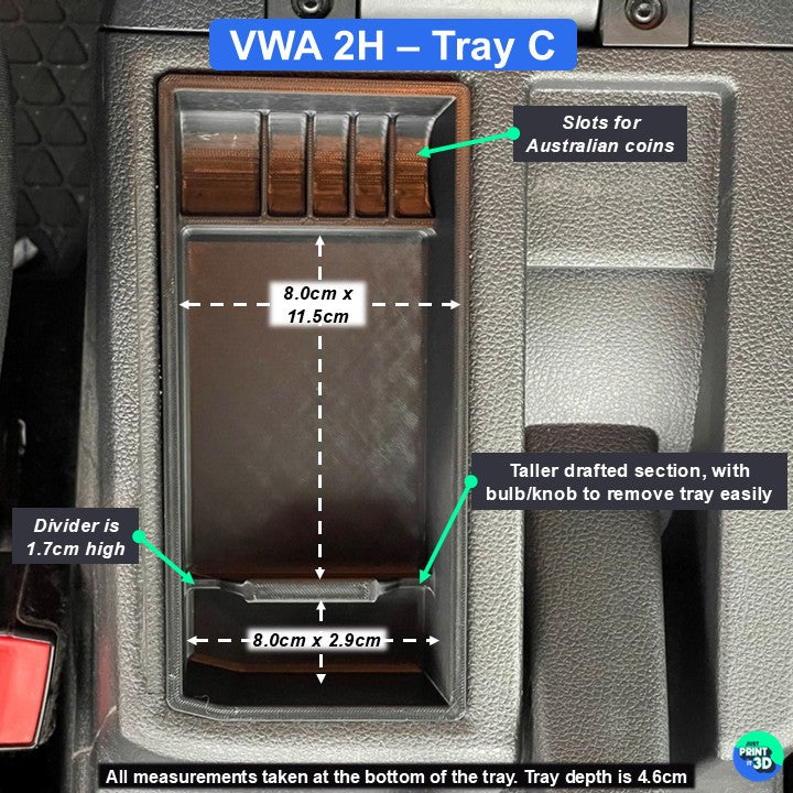 Volkswagen Amarok 2H Centre Console Tray