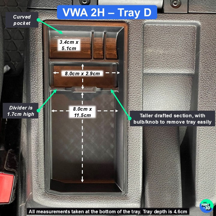 Volkswagen Amarok 2H Centre Console Tray