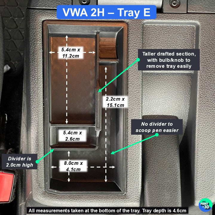 Volkswagen Amarok 2H Centre Console Tray