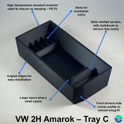 Volkswagen Amarok 2H Centre Console Tray