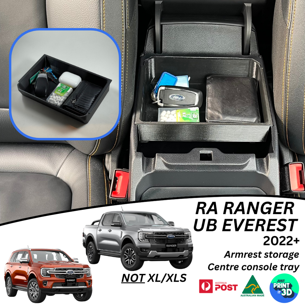 Next Gen Ford Ranger Everest Centre Console Tray – Just Print It 3D