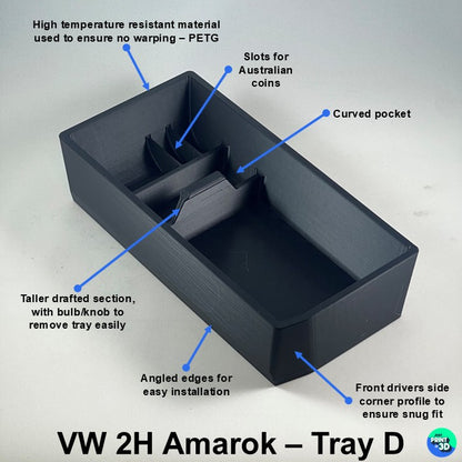 Volkswagen Amarok 2H Centre Console Tray