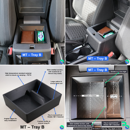 Mitsubishi Triton MV Centre Console Tray