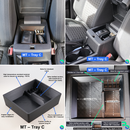 Mitsubishi Triton MV Centre Console Tray