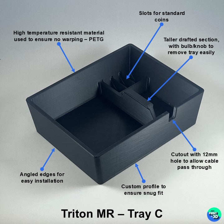 Mitsubishi Triton MR Centre Console Tray