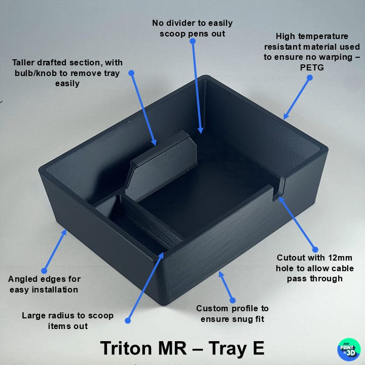 Mitsubishi Triton MR Centre Console Tray