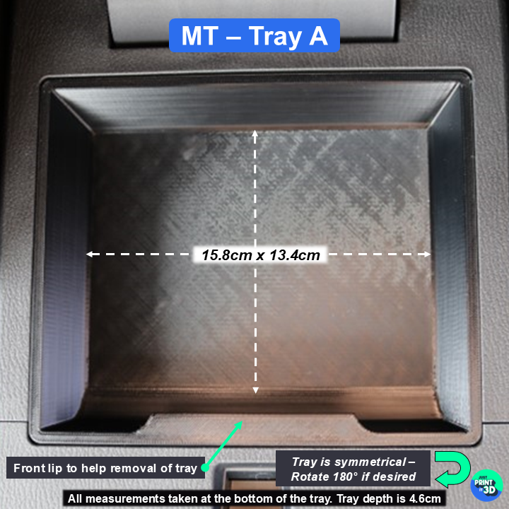 Mitsubishi Triton MV Centre Console Tray