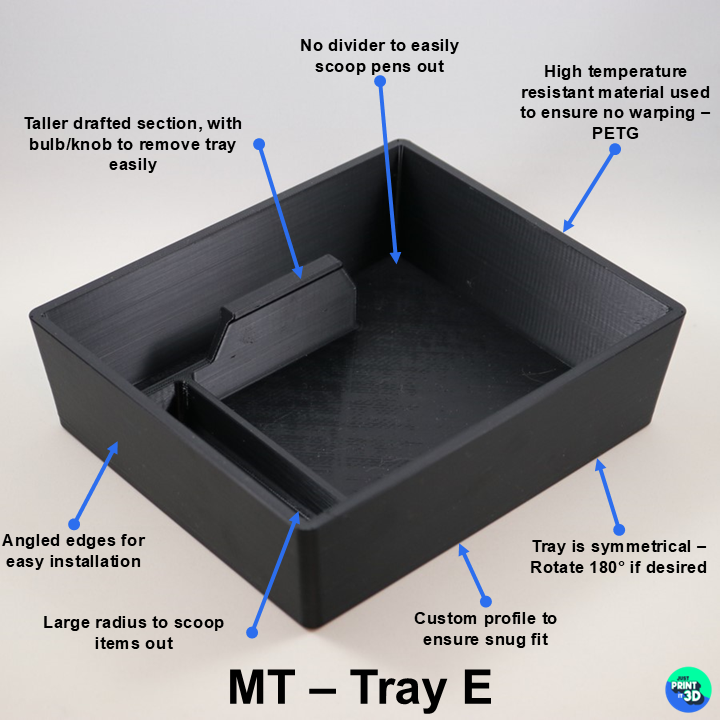 Mitsubishi Triton MV Centre Console Tray