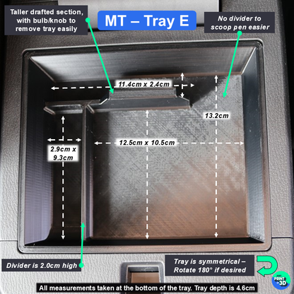 Mitsubishi Triton MV Centre Console Tray