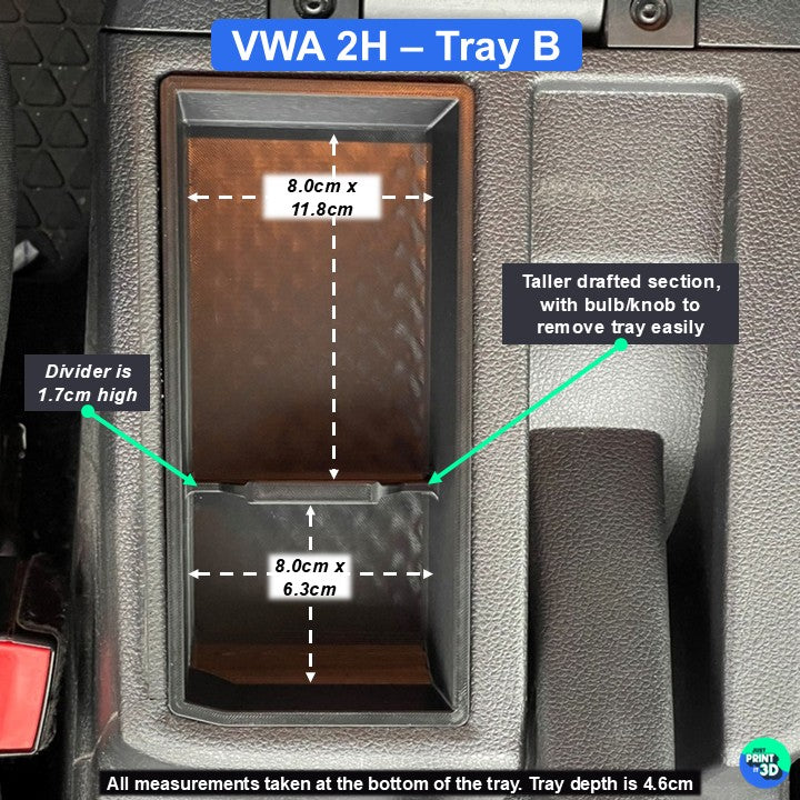 Volkswagen Amarok 2H Centre Console Tray