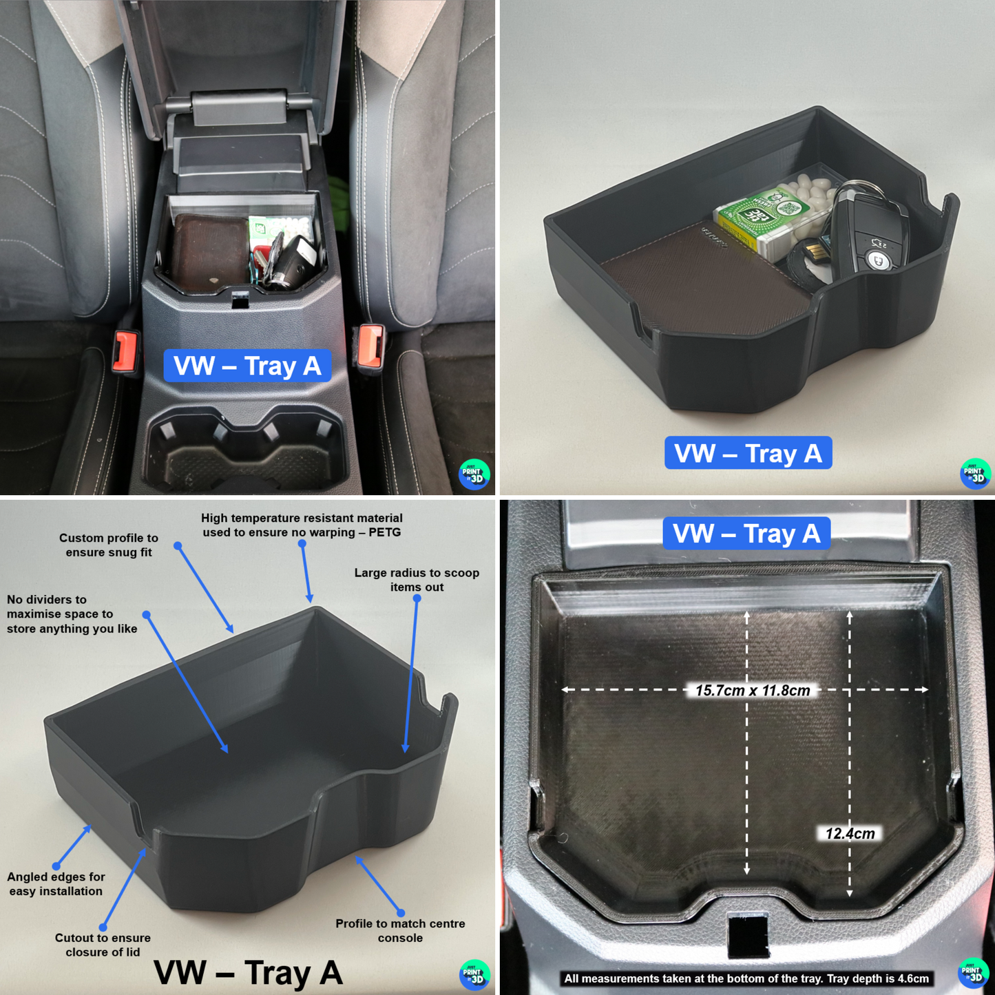 Volkswagen Amarok NF Centre Console Tray