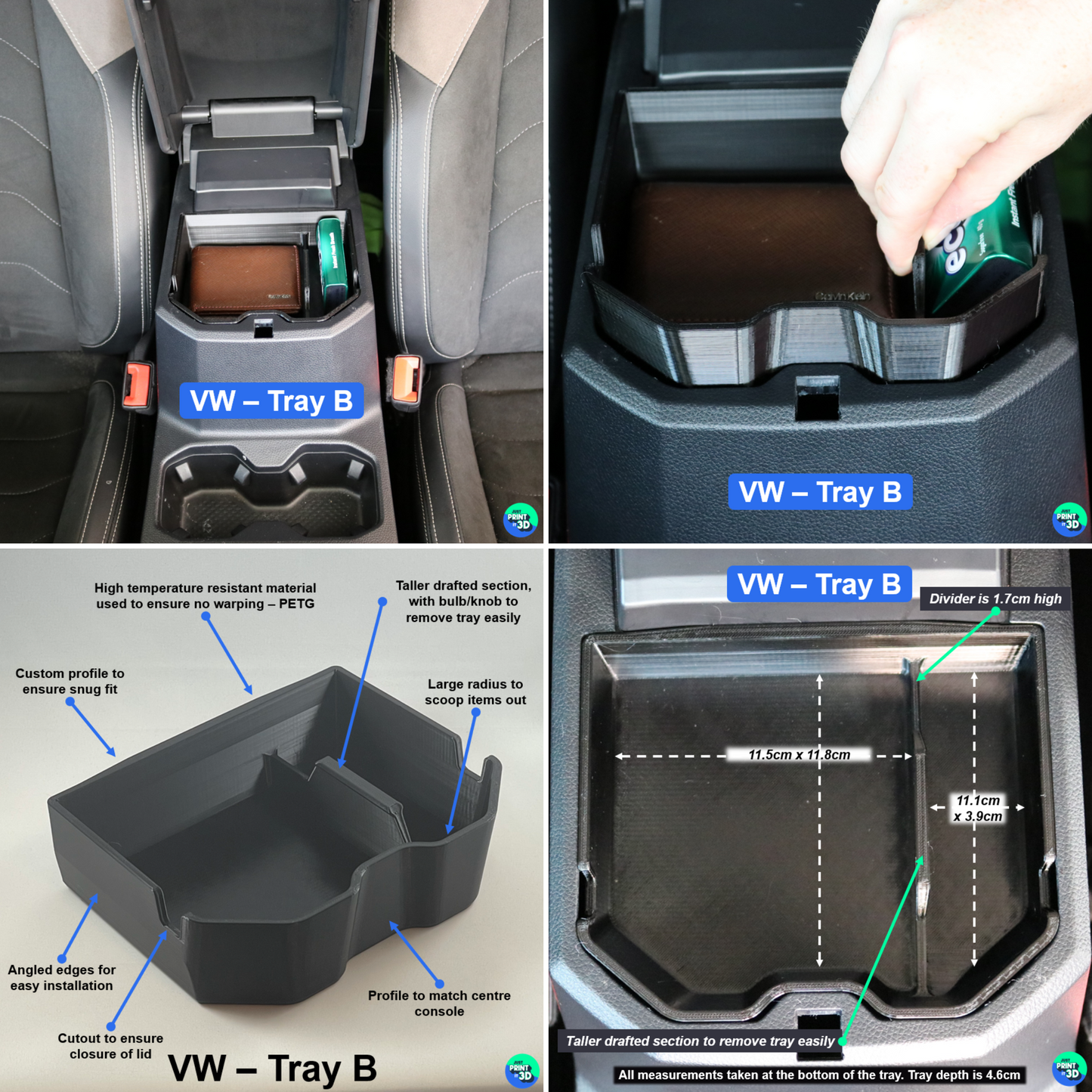 Volkswagen Amarok NF Centre Console Tray