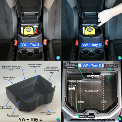 Volkswagen Amarok NF Centre Console Tray