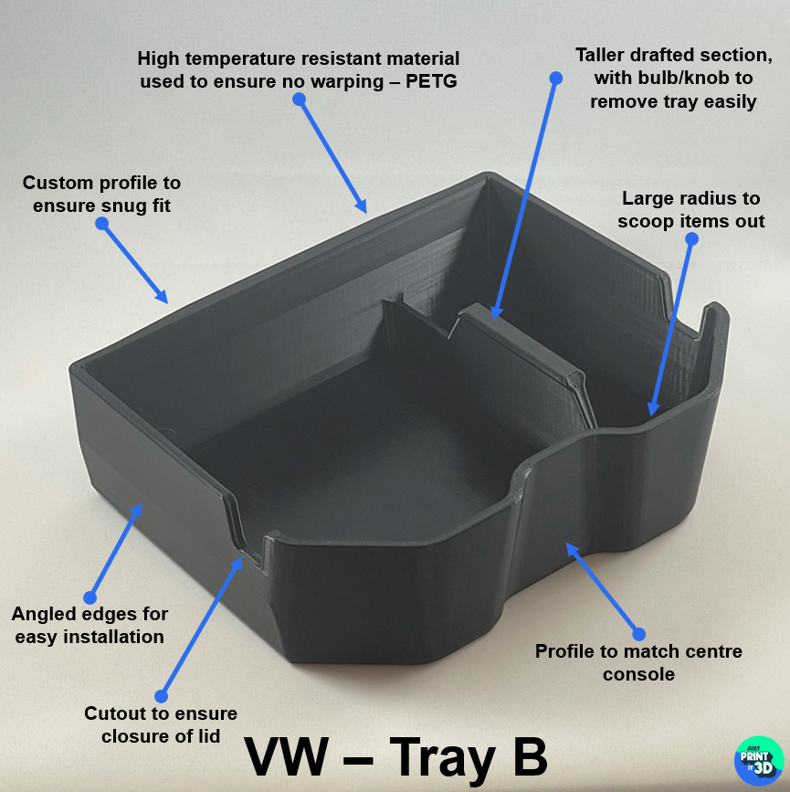 Volkswagen Amarok NF Centre Console Tray