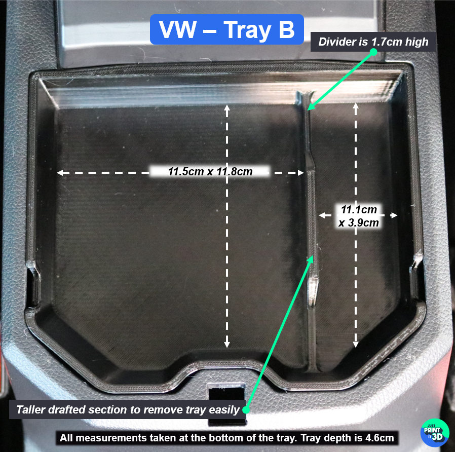 Volkswagen Amarok NF Centre Console Tray