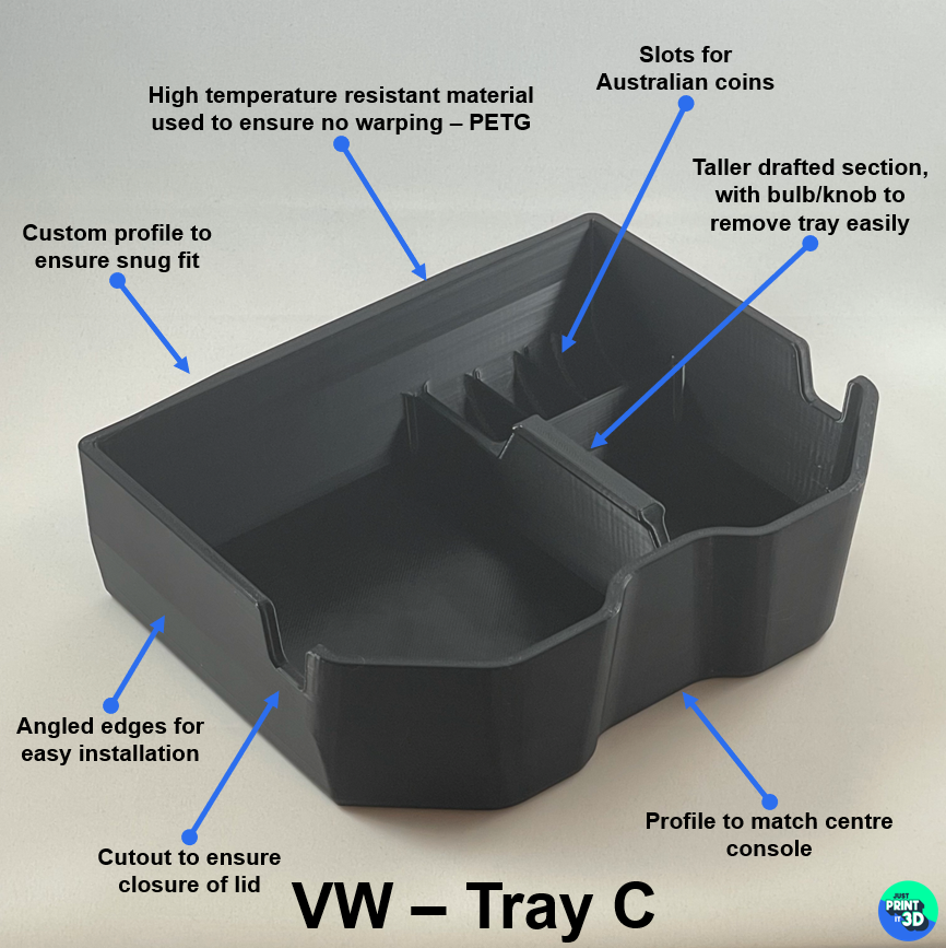 Volkswagen Amarok NF Centre Console Tray