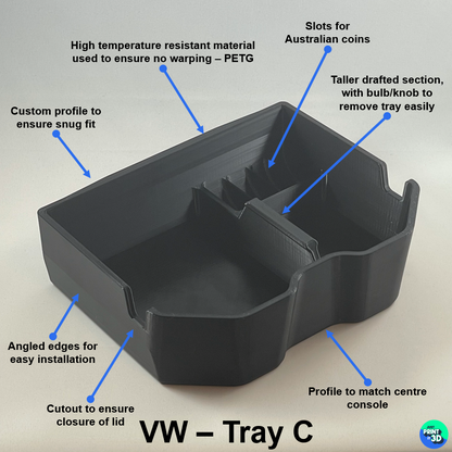 Volkswagen Amarok NF Centre Console Tray